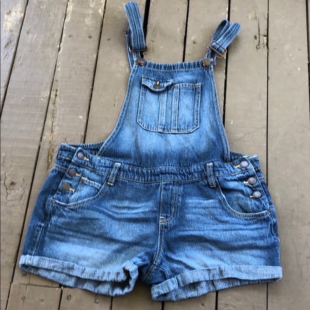 Jean shortalls